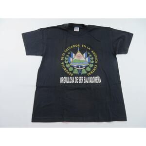 Republica De El Salvador Black T-shirt Sz 2XL 1990s